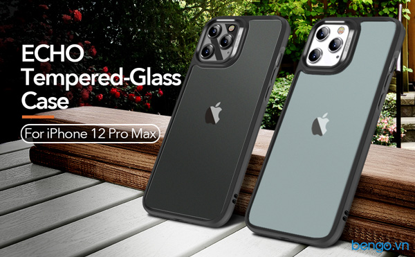 Ốp lưng iPhone 12 Pro Max ESR Echo Tempered Glass Hard Case