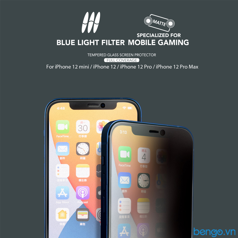 Dán cường lực iPhone 12 Pro Max HODA