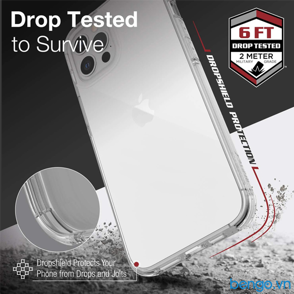 Ốp lưng iPhone 12 Mini X-Doria Defense Clear
