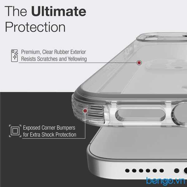 Ốp lưng iPhone 12 Pro Max X-Doria Defense Clear