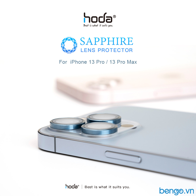 Dán cường lực bảo vệ camera HODA Sapphire iPhone 13/13 Mini