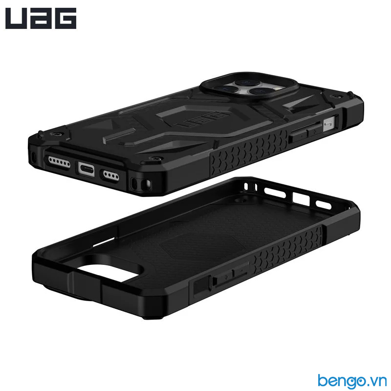 Ốp lưng iPhone 13 Pro UAG Monarch MagSafe Series - Carbon Fiber