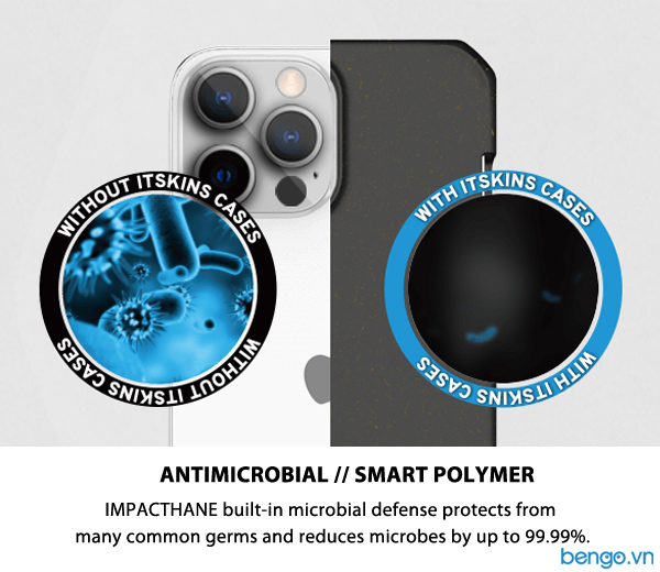 Ốp lưng iPhone 13 Pro Max ITSKINS Feroniabio // Terra Antimicrobial