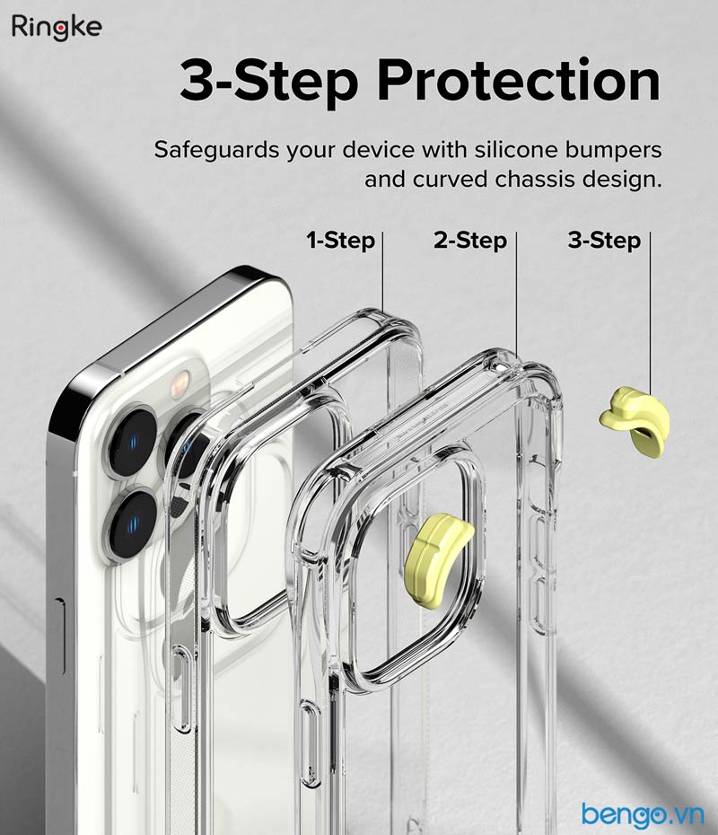 Ốp lưng iPhone 14 Pro Max RINGKE Fusion Plus