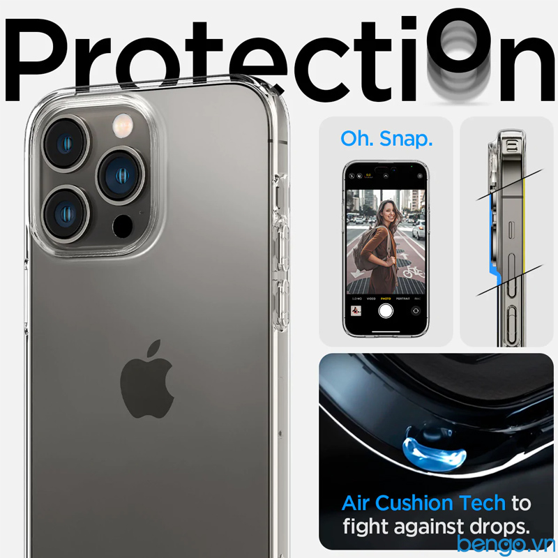 Ốp lưng iPhone 14 Pro SPIGEN Liquid Crystal Clear