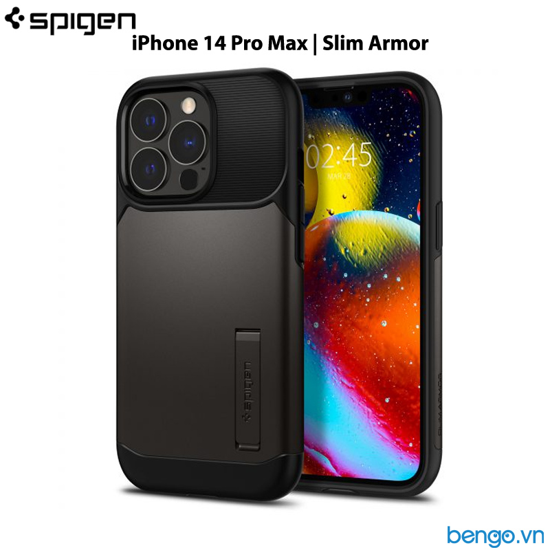 Ốp lưng iPhone 14 Pro Max Spigen Slim Armor