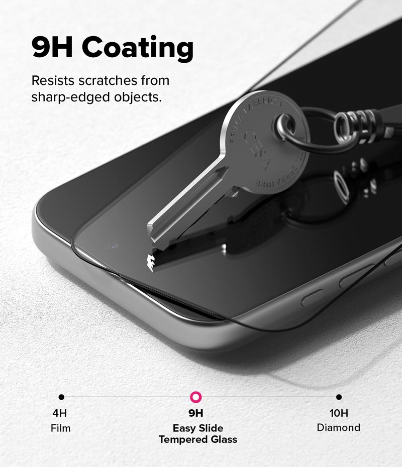 Dán cường lực iPhone 17 Pro Max Ringke Easy Slide Tempered Glass
