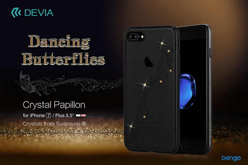 Ốp lưng iPhone 8/7 Plus DEVIA Crystal Papillon