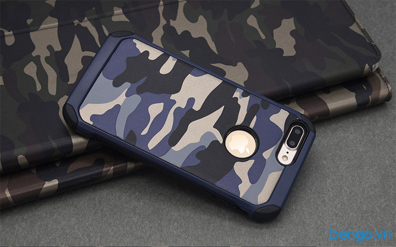 ốp lưng iphone 7 plus họa tiết quân đội camo series