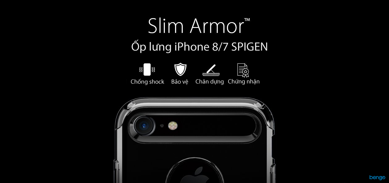Ốp lưng iPhone 8/7 SPIGEN Slim Armor