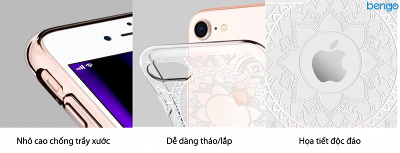 Ốp lưng iPhone 8/7 Spigen Liquid Crystal Shine Ốp lưng iPhone 8/7 Spigen Liquid Crystal Shine