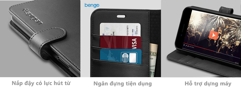 Bao da iPhone 8/7 SPIGEN Wallet S