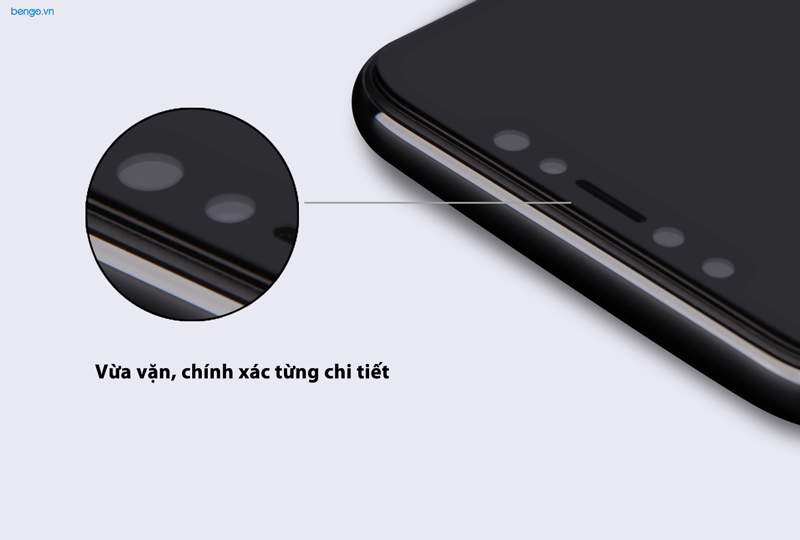 Kính cường lực iPhone Xs Max Nillkin 3D AP+ Max chống nhìn trộm