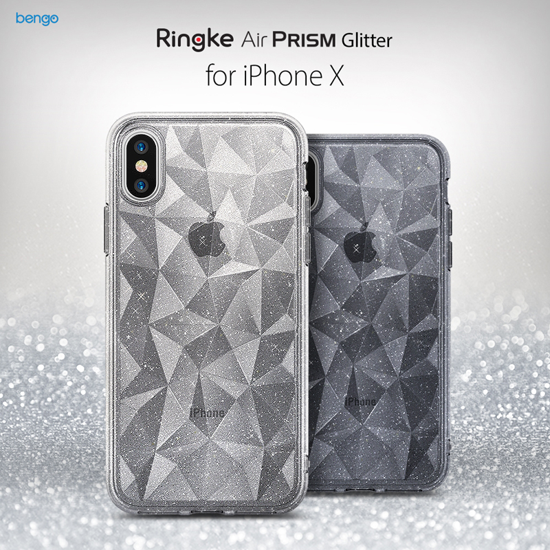 Ốp lưng iPhone X RINGKE Air Prism Glitter