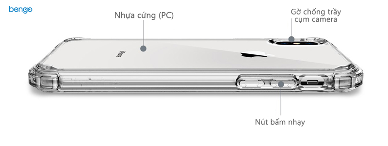 Ốp lưng iPhone X SPIGEN Crystal Shell