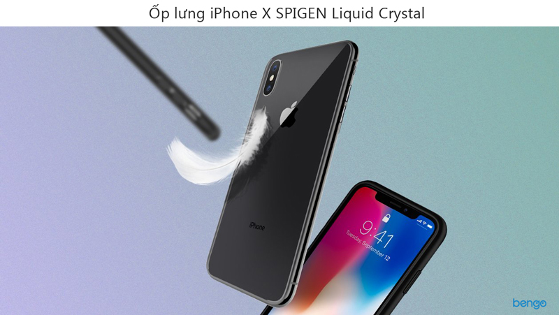 Ốp lưng iPhone X SPIGEN Liquid Crystal