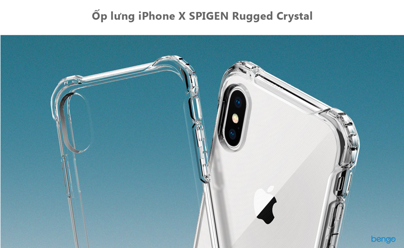 Ốp lưng iPhone X SPIGEN Rugged Crystal 