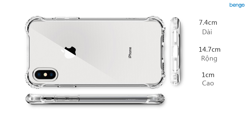 Ốp lưng iPhone X SPIGEN Rugged Crystal 