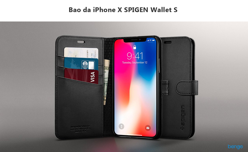 Bao da iPhone X SPIGEN Wallet S