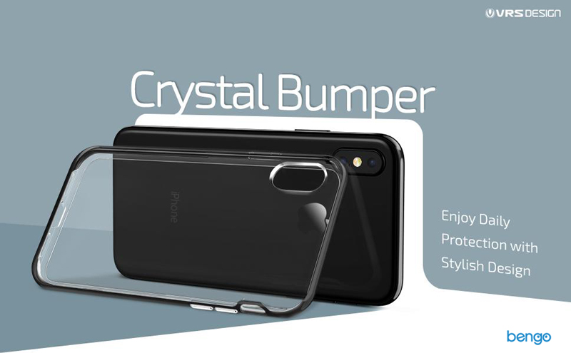 Ốp lưng iPhone X VRS Design Crystal Bumper Series