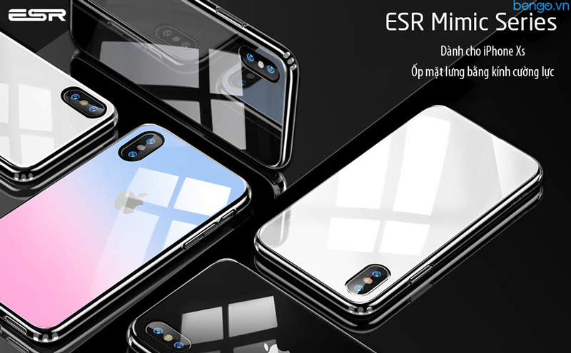 Ốp lưng iPhone Xs/X ESR Mimic Tempered Glass