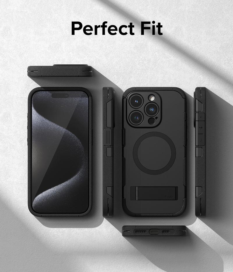 Ốp lưng Ringke Alles, iPhone 15 Pro Max, ốp lưng có chân dựng