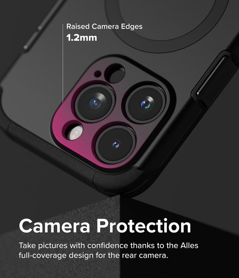 Ốp lưng Ringke Alles, iPhone 15 Pro Max, ốp lưng có chân dựng