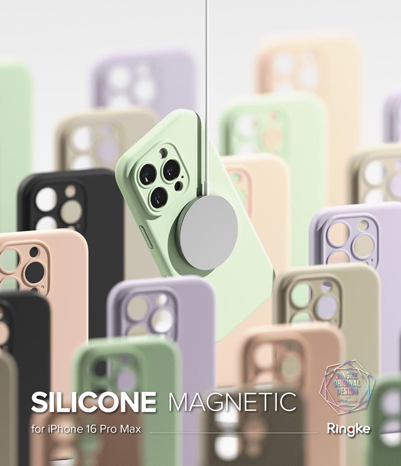 ốp lưng iphone 16 pro max ringke silicone magnetic