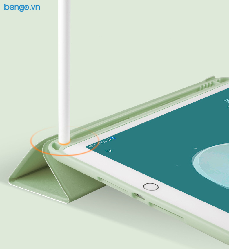 Bao da iPad 10.2 inch 2019 Smartcover with Pencil Holder