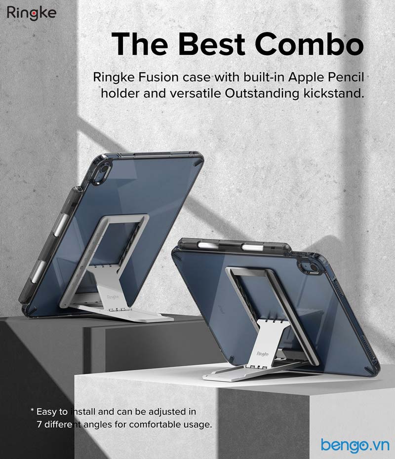 Ốp lưng kèm chân dựng iPad 10th 2022 RINGKE Fusion Outstanding