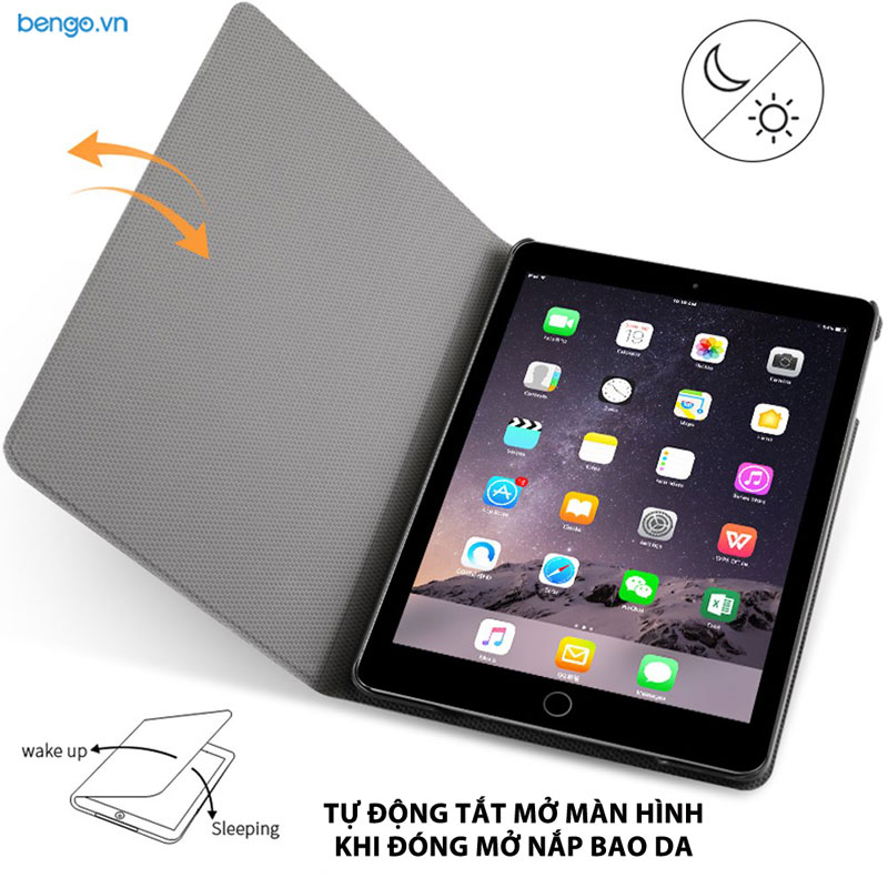Bao da iPad 9.7 2018/2017 Họa tiết Well Begun is Half Done