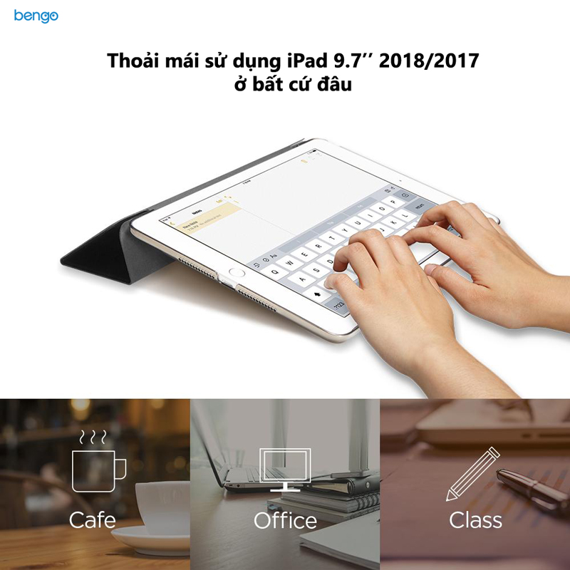 Bao da iPad 9.7'' 2018/2017 Spigen Smart Fold