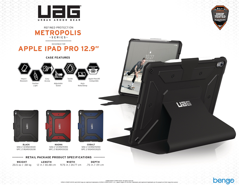 Bao da iPad Pro 12.9 inch (3RD GEN) UAG Metropolis series
