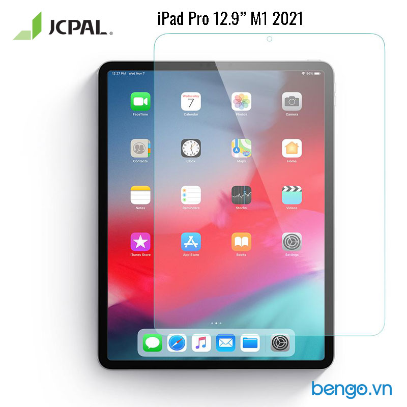 Dán cường lực iPad Pro 12.9 M1 2021 JCPAL iClara 9H