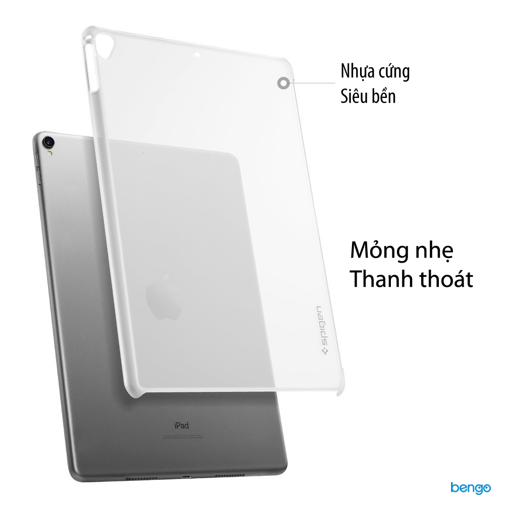 Ốp lưng iPad Pro 12.9'' (2017) Spigen Thin Fit - Soft Clear