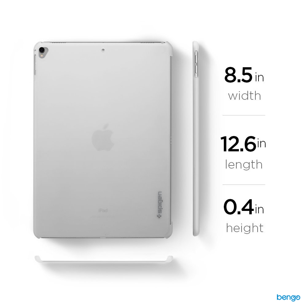 Ốp lưng iPad Pro 12.9'' (2017) Spigen Thin Fit - Soft Clear
