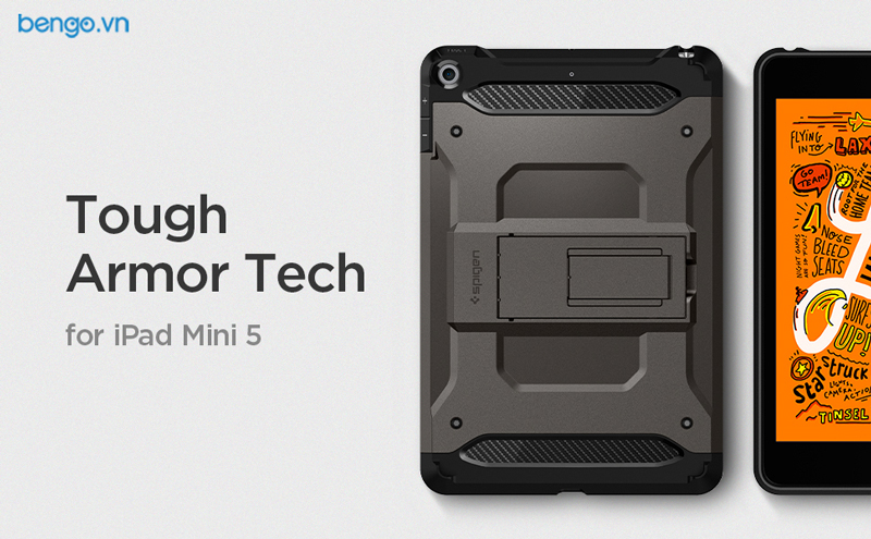 Ốp lưng iPad Mini 5 2019 SPIGEN Tough Armor TECH