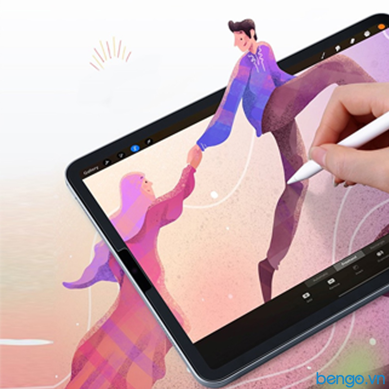 Dán cường lực Paper-like iPad Mini 6 2021 MIPOW Kingbull HD (2.7D) Premium