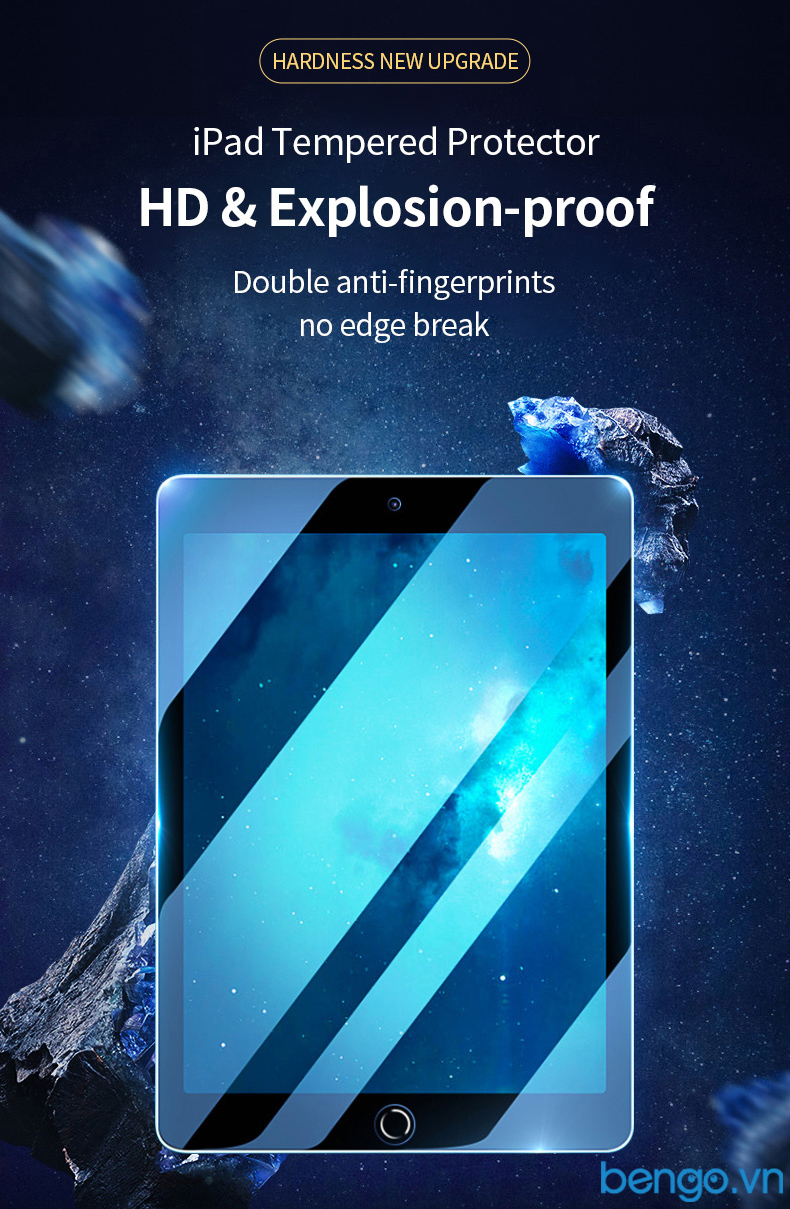 Dán cường lực iPad Mini 6 2021 MIPOW Kingbull HD (2.7D) Premium