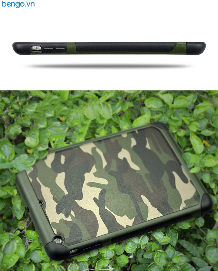 Ốp lưng iPad Mini 123 họa tiết Quân đội