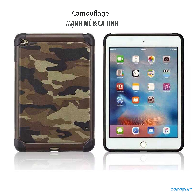 Ốp lưng iPad Mini 4 họa tiết Quân đội