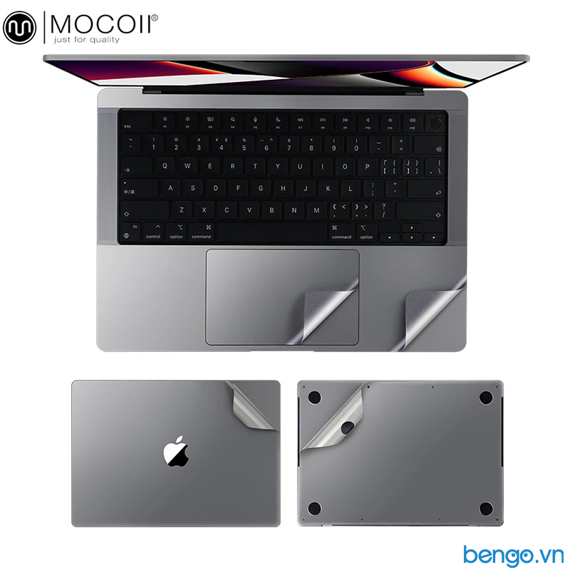 Bộ dán Full MOCOLL 5 in 1 cho Macbook Pro 14