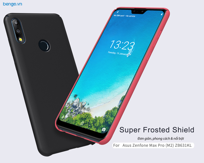 Ốp lưng Asus ZenFone Max Pro M2 (ZB631KL) Nillkin Super Frosted Shield