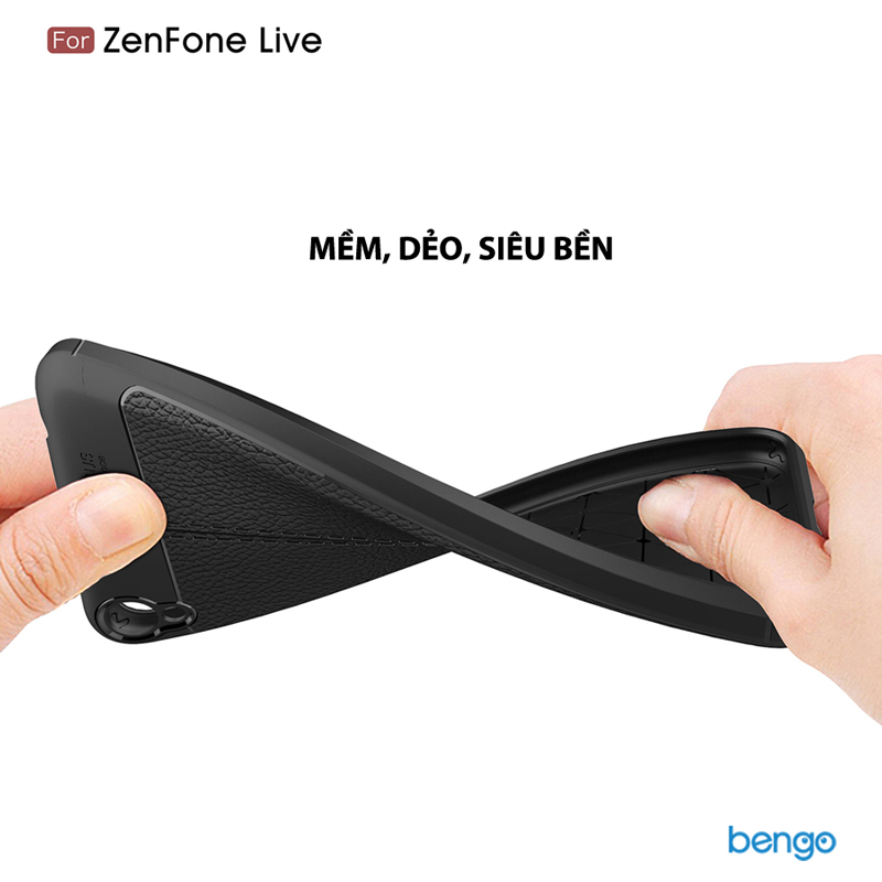 Ốp lưng Asus Zenfone Live (ZB501KL) họa tiết giả da