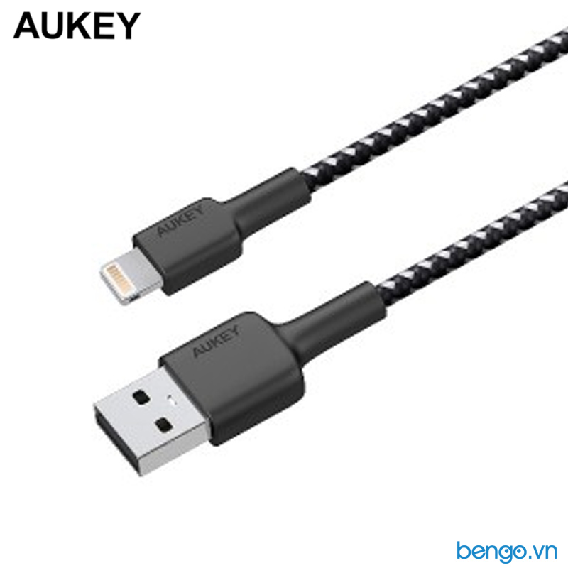 Cáp USB-A to Lightning MFi AUKEY Impulse Lightning Nylon Braided 1.2m - CB-BAL3