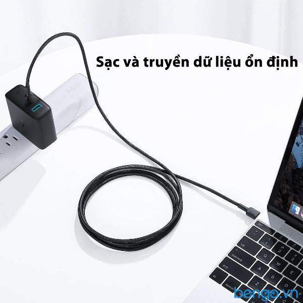 Cáp Aukey USB-C to USB-C 60W dài 2m - CB-CD19