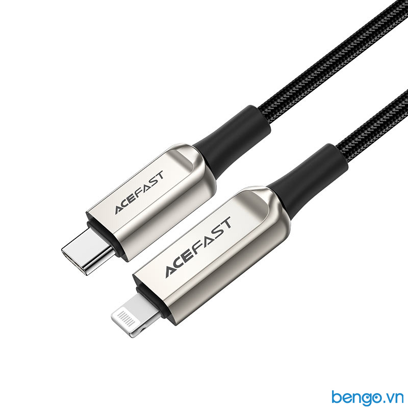 Cáp ACEFAST USB-C to Lightning MFi Màn hình kỹ thuật số LED dài 1.2m - C6-01