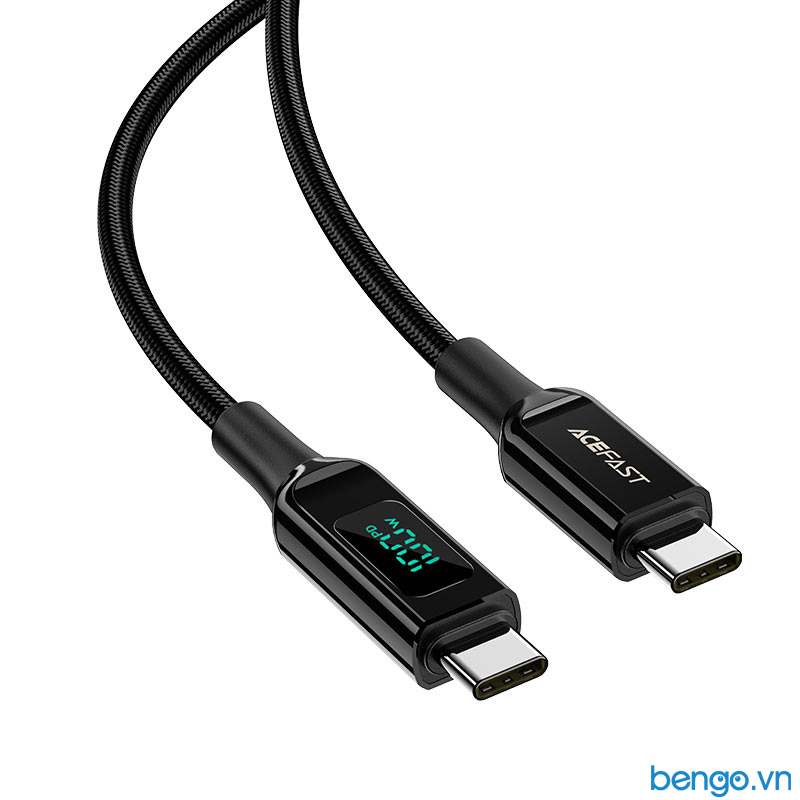 Cáp ACEFAST USB-C to USB-C Màn hình kỹ thuật số LED dài 2m - C6-03