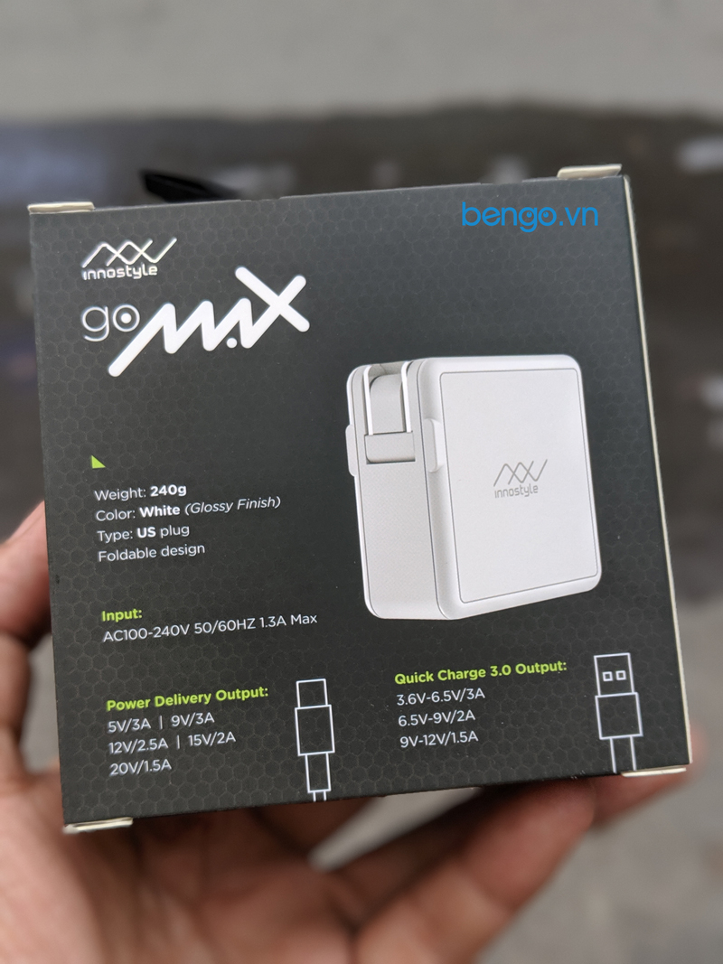 Sạc nhanh INNOSTYLE Gomax Power Delivery 49.5W - IC49PD