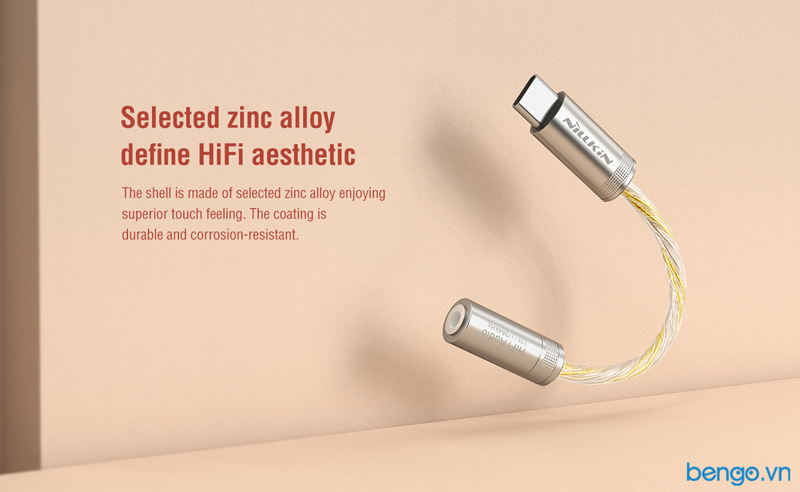 Cáp chuyển Type-C to 3.5mm NILLKIN Hifi Decode Headphone Amplifier PRO